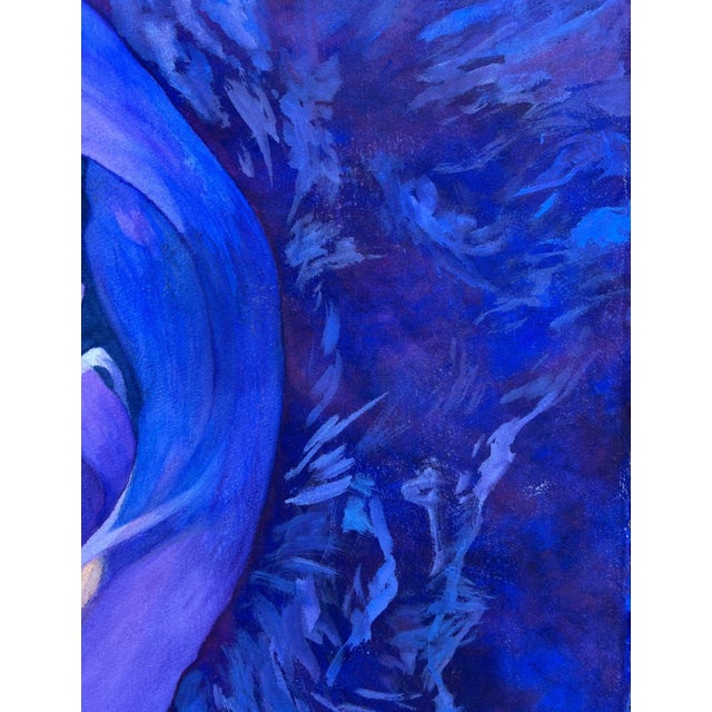 1980s Watercolor, Double-Sided, Floral Still LIfe, Signed by Florence Strauss For Sale - Image 11 of 18