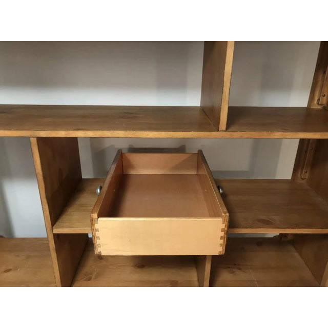 Late 20th Century Vintage Double-Sided Open Shelving Room Divider/ Wall Unit For Sale - Image 9 of 12