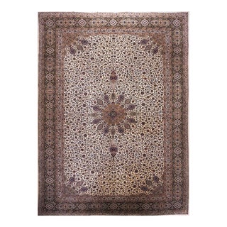 Mid 20th Century Persian Tabriz Carpet For Sale