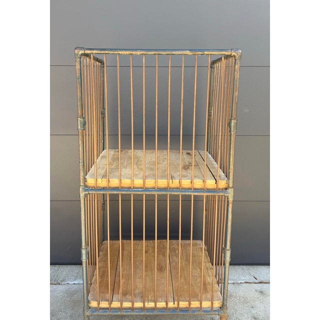 1920s Vintage Industrial Two-Tier Bindery Cart For Sale - Image 5 of 12