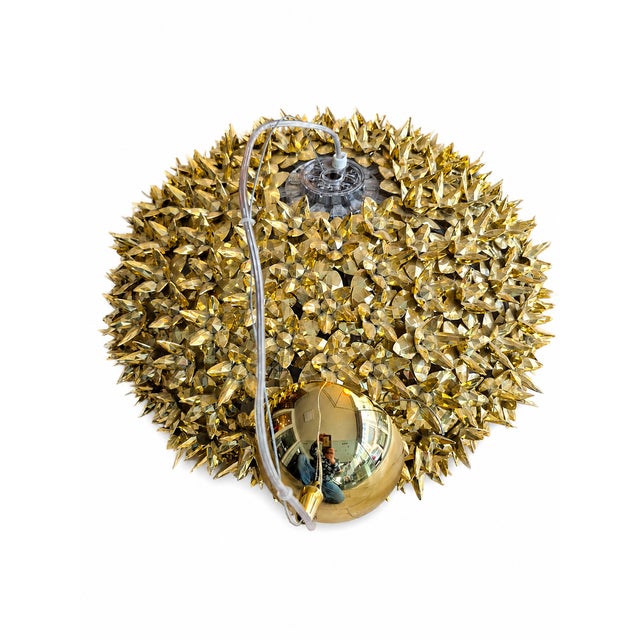 Gold Bloom Metallic S1 Gold Hanging Lamp from Kartell, 2007 For Sale - Image 8 of 8