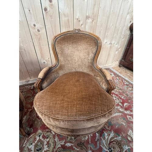 Period: 20th century Style: Louis 15th - Transition Condition: Good condition Material: Solid wood Length: 60Width:...