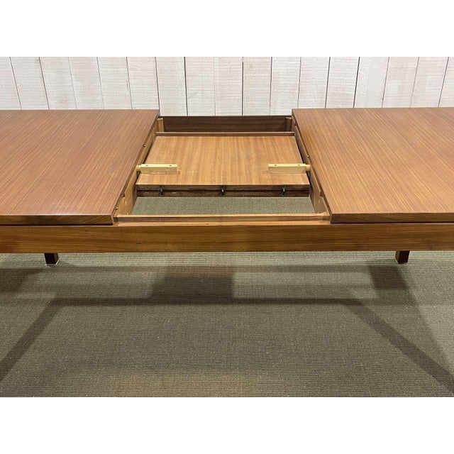 Brown English Teak Table with Butterfly Extension, 1970s For Sale - Image 8 of 12