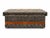 Sourced from Santa Barbara, California, this large 13.5-inch vintage 1970s Indian jewelry chest features an intricately...