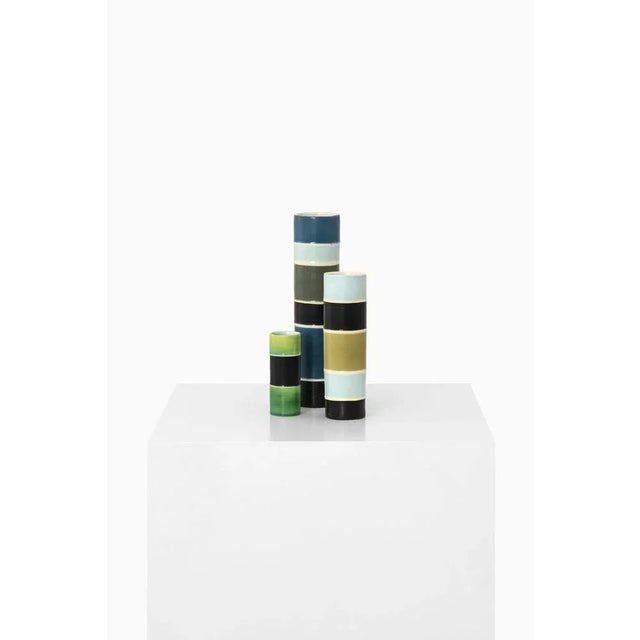 1950s Tema Vases by Carl-Harry Stålhane for Rörstrand, 1950s, Set of 3 For Sale - Image 5 of 6