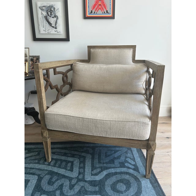 True statement pieces! These chairs will be your guests’ and your favorite place to lounge. Oversized and perfectly plush...