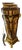 Gilded Grandeur – Sculptural Wood Pedestal With Marble Crown, Ornate Bronze Mounts & Lavish Gold Leaf Embellishments For Sale