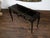 Mid 20th Century Louis XV Style Auffray and Co Black Desk with Leather Top and Bronze Mounts For Sale - Image 11 of 12
