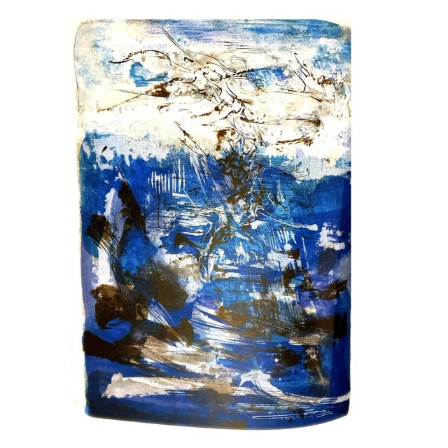 Zao Wou-ki - Original Lithograph - Abstract Composition 1962 For Sale - Image 8 of 8