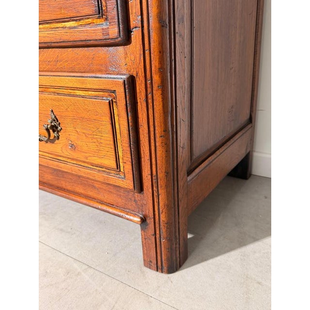 Antique Three-Drawer Chest of Drawers in Oak For Sale - Image 5 of 8