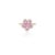 Art Deco 18k Solid Gold Cherry Blossom Diamond Flower Ring Size 7 (All Sizes Available) For Sale - Image 3 of 13