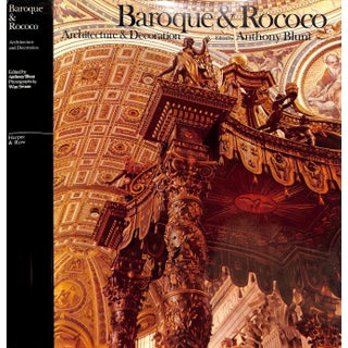 "Baroque & Rococo: Architecture & Decoration" 1978 Blunt, Anthony [Edited By] For Sale