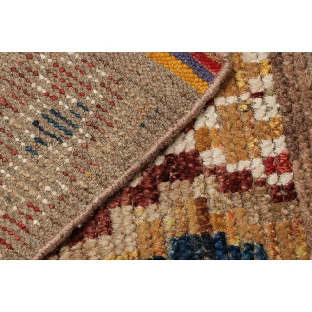 Textile Rug & Kilim’s Moroccan Style Rug With Diamond Geometric Patterns For Sale - Image 7 of 7