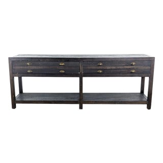Restoration Hardware Printmaker's Console Table For Sale