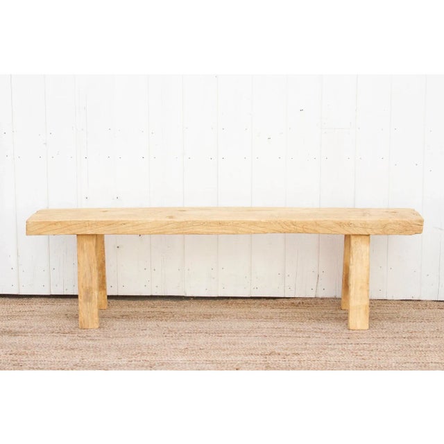 Farmhouse Reclaimed Wood Bench For Sale - Image 12 of 12