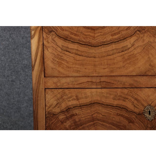 Antique Biedermeier Louis Phillipe Secretaire in Walnut, 1840 For Sale - Image 11 of 18