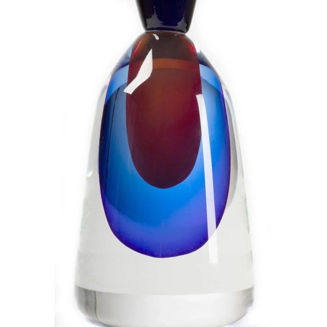 Blue Sculpture in Murano Glass by 1295 Murano For Sale - Image 8 of 10