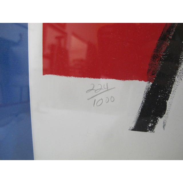 George Rodrigue Signed Limited Edition God Bless America Blue Dog Print For Sale - Image 4 of 10