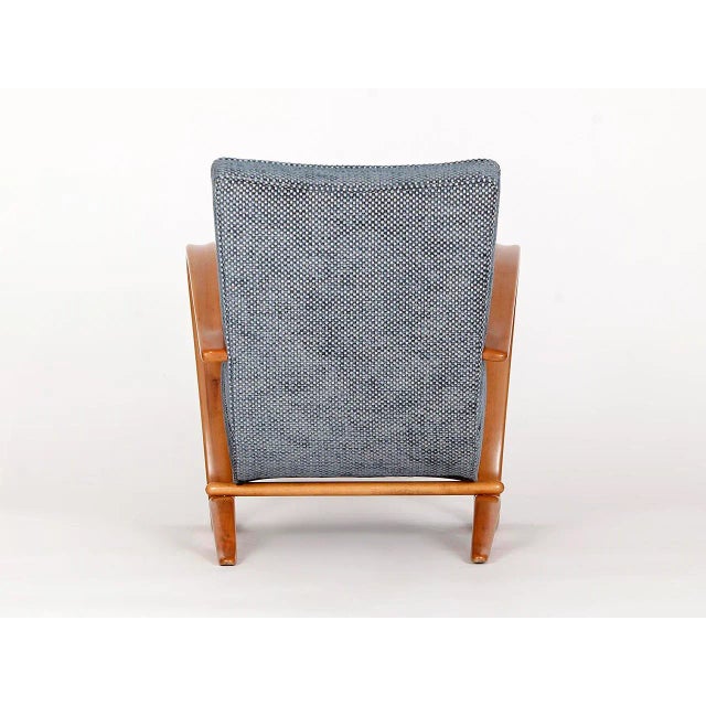 Wood Art Deco Model H 269 Lounge Chair by Jindřich Halabala for UP Závody, 1930s For Sale - Image 7 of 12