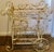 Vintage Shabby Chic French Wire Tea Cart For Sale - Image 9 of 12