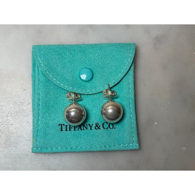 Metal Tiffany & Co. Sterling Silver HardWear Ball Stud Earrings 11.50g, Pair For Sale - Image 7 of 7