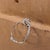 Blue A Small Geometric Blue Resin Mirror in the Manner of Line Vautrin For Sale - Image 8 of 8
