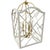 Large Chippendale or Chinoiserie Faux Bamboo Frettework Lantern For Sale - Image 9 of 14