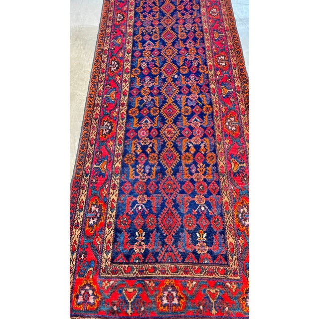 Textile Early 20th Century Tribal Runner - 3.8x17.3 For Sale - Image 7 of 10