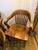 Set of 6 Vintage B. L. Marble Co. Solid Wood Banker’s / Captain’s Chairs (C. 1930s–1940s) For Sale - Image 13 of 16