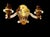 Metal Art Deco French Crystal & Mirror Wall Sconces form Maison Baguès, Paris, 1945, Set of 2 For Sale - Image 7 of 9