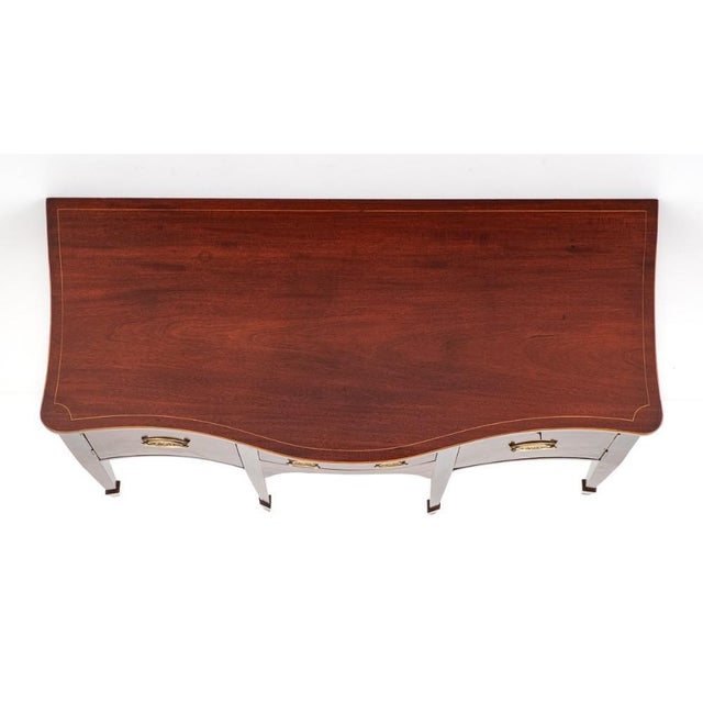 Georgian Sideboard in Mahogany Server Buffet, 1890s For Sale - Image 15 of 16