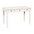 19th Century Swedish White Gustavian Three Drawer Side Table or Desk For Sale
