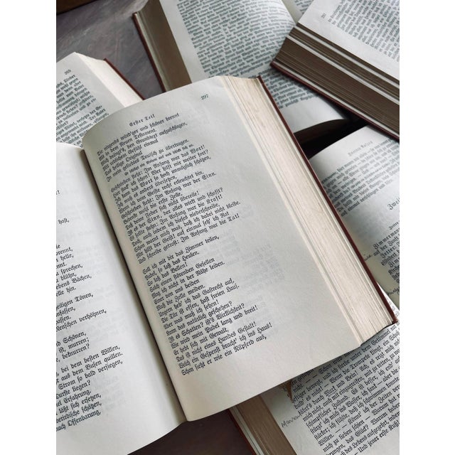 Collection of 5 of Goethes Werke in German Vintage For Sale - Image 9 of 10