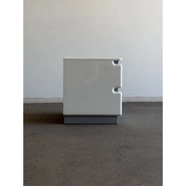 1970s Post Modern Rougier Nightstand, Attributed For Sale - Image 13 of 16