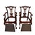 Pair Antique Chippendale Revival Carved Mahogany Ball & Claw Arm Chairs For Sale - Image 13 of 18