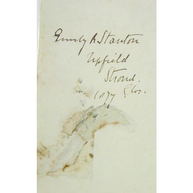 Late 19th Century "A Blue Delft Vase, 1877(?)", Original Watercolor Painting For Sale - Image 5 of 6