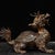Traditional Late 19th Century Gilt Bronze Dragon Turtle Statue With Bagua Shell, 1.4kg For Sale - Image 3 of 9