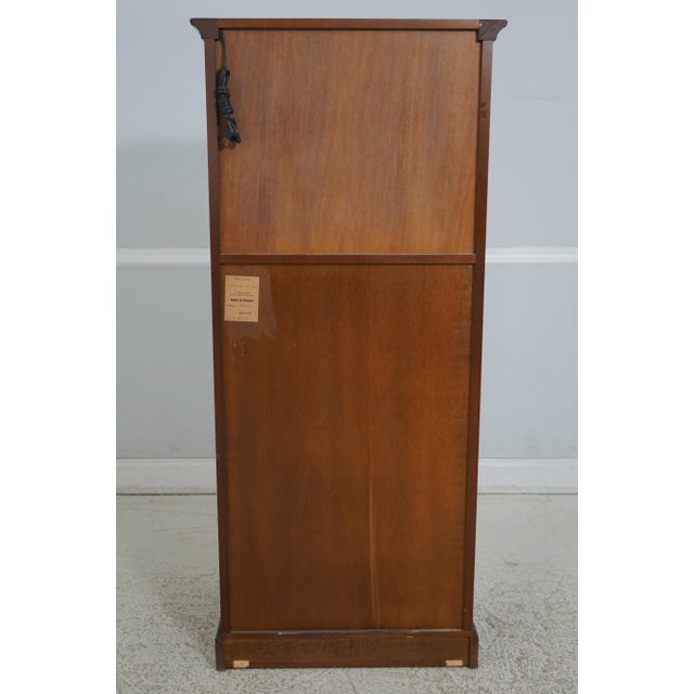 Grange French Empire Style Cherry Jewelry Display Cabinet For Sale - Image 10 of 12