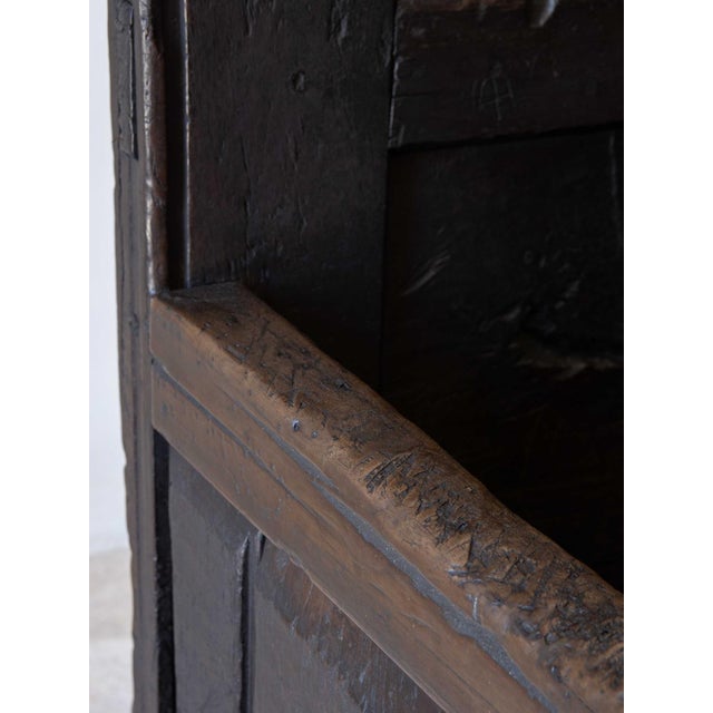 Large Folk Art Bench, 18th Century For Sale - Image 12 of 18