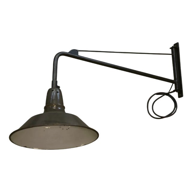 Industrial Gallows Lamp, 1950s For Sale