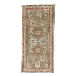 Early 20th Century Zabihih Collection Elegant Brown Persian Malayer Throw Rug - 2'6" x 4'9" For Sale