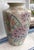 Chinoiserie Chinese Cabbage Rose Chinoiserie Vase For Sale - Image 3 of 11