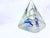 Mid-Century Modern Glass Pyramid Paperweight by Pavel Molnar, 1980s For Sale - Image 3 of 8