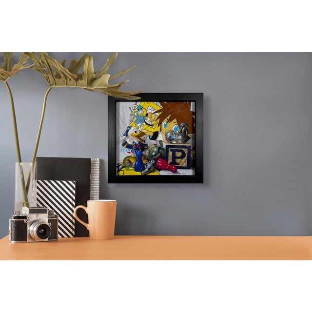 Early 21st Century Cherished Playthings by Irene Georgopoulou | Pastel on paper Still life of toys and play items. For Sale - Image 5 of 5
