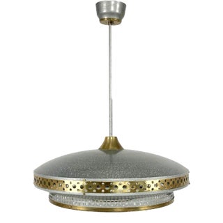 Space Age Ufo Pendant Lamp by Ludib Bratislava, 1950s For Sale