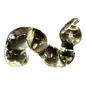 Vintage Art Glass Caterpillar Paperweight – Hand Blown Bug Figurine