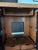 Late 20th Century Vintage Maitland-Smith Embossed Leather & Lacquer Armoire / Bar Cabinet For Sale - Image 5 of 11