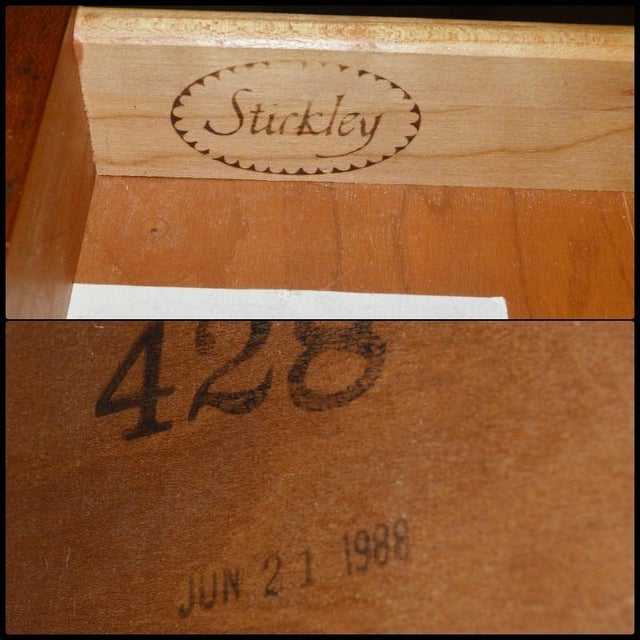 Pair of Stickley Cherry Side Tables For Sale - Image 12 of 12