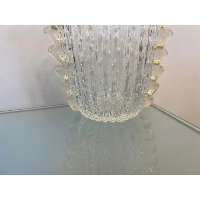 Glass Handmade Multicolors Murano Glass Style Vase by Simoeng For Sale - Image 7 of 9