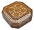 Mid 20th Century Handcrafted Moorish Astral-Patterned Mother-of-Pearl Inlaid Box For Sale